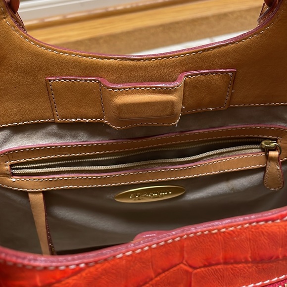 Orange Brahmin satchel - Picture 10 of 11